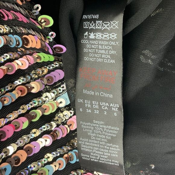 Nasty Gal Sequin Mini Dress NWT - Picture 5 of 7